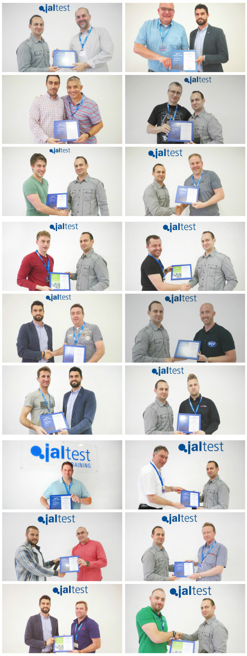 JALTEST TRAINING COURSE FOR DISTRIBUTORS. MAY 2017.