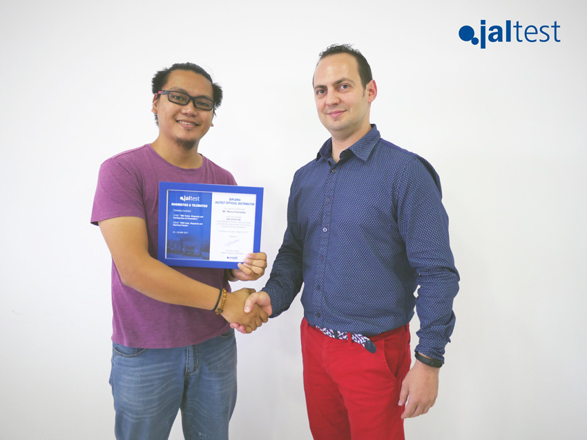 JALTEST TRAINING COURSE FOR DISTRIBUTORS. 24 MAY 2017.