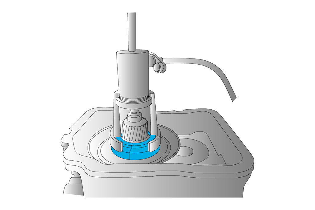 TOOL TO DISASSEMBLE/ASSEMBLE THE RANGE SYNCHRONISER RING, 50105121