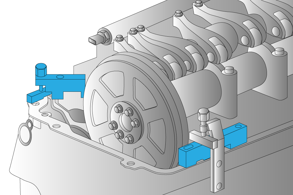 50105149 9998601 VOLVO TOOL TO CENTRE THE CYLINDER HEAD Jaltest