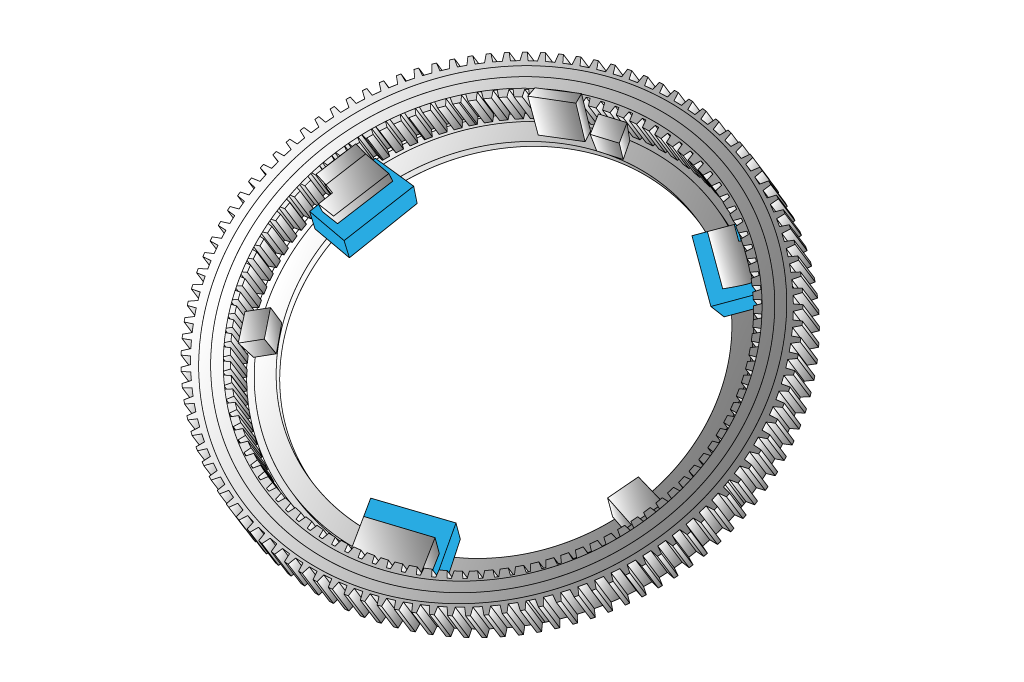 50105153 | 1X56.138.207 ZF | KIT TO ASSEMBLE THE SYNCHRONISER RING