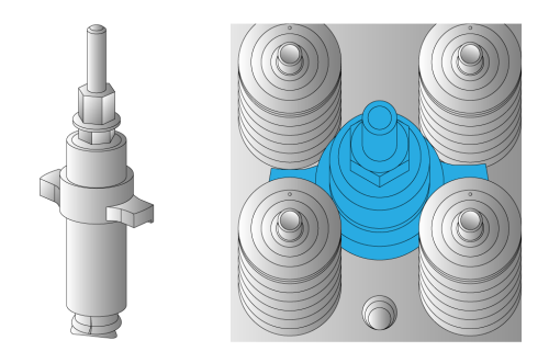 KIT PARA EXTRACCIÓN/MONTAJE DE CAMISAS DE INYECTOR DE ACERO INOXIDABLE. VOLVO/RENAULT, 50105213